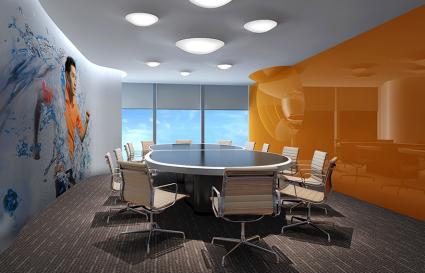 1900平米安踏集團辦公室辦公室裝修